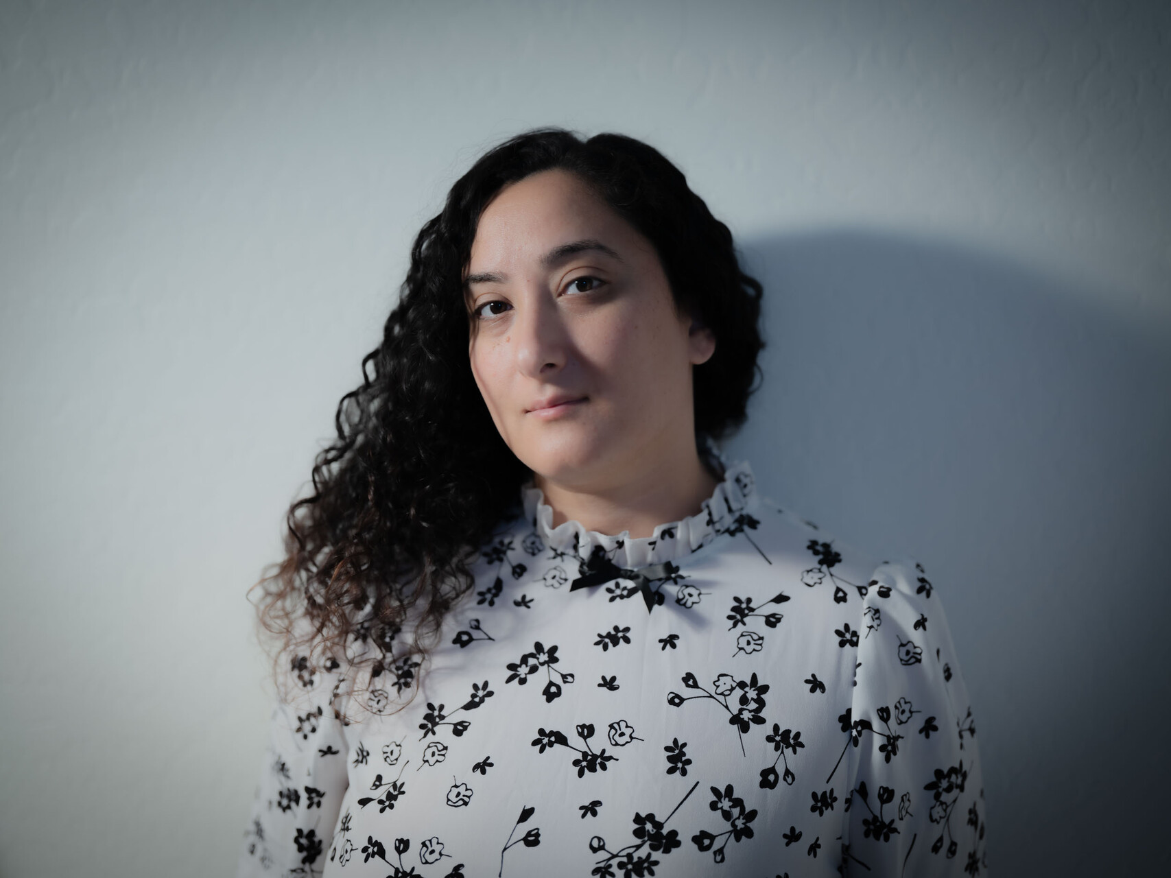 A serene portrait of Bunkin' with a gentle smile.