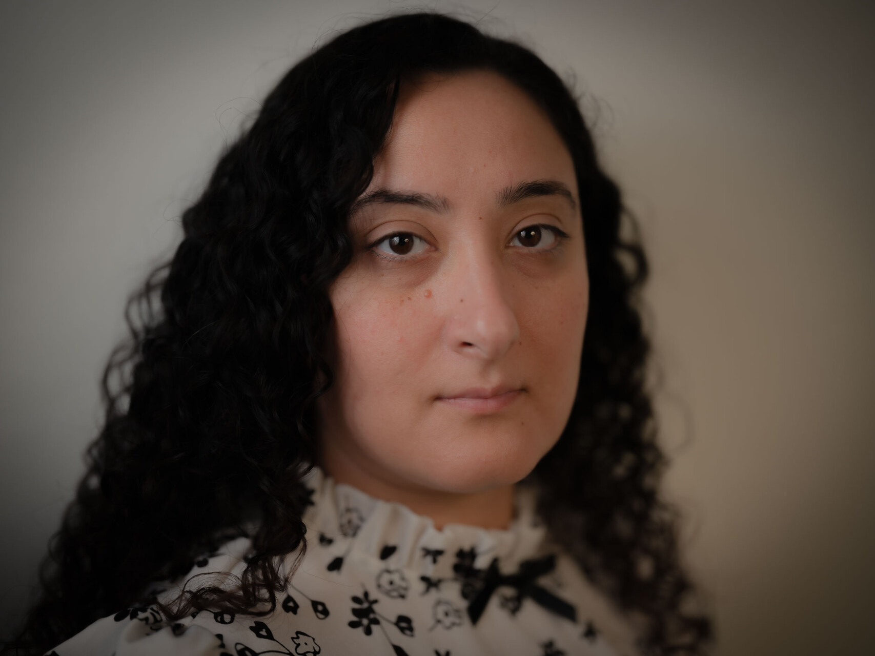 A contemplative and serene portrait of Bunkin', her thoughts as deep as the forest.